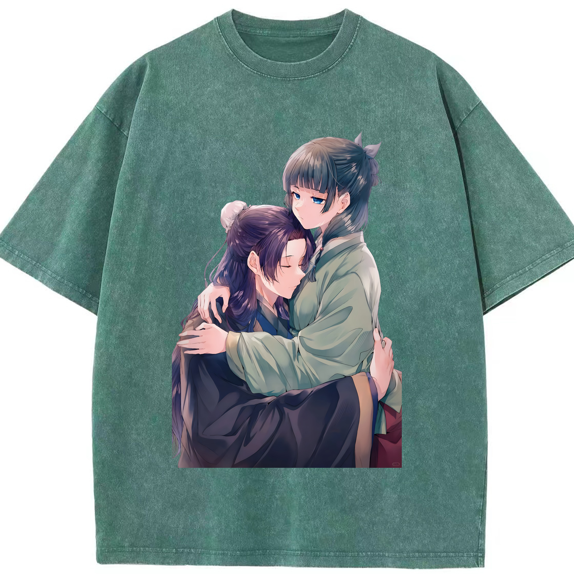 （画像用） 薬屋のひとりごと The Apothecary Diaries 綿100% ヴィンテージ風 半袖Tシャツ（フロントプリント）